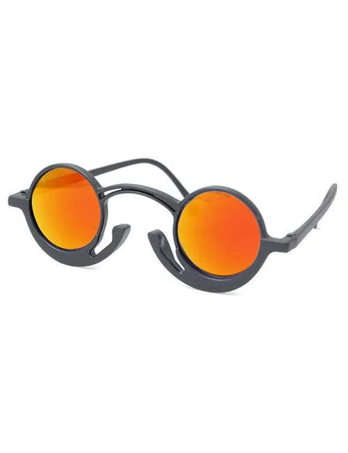 ORSON Black/Fire Round Sunglasses sold by Giant Vintage product image thumbnail 2