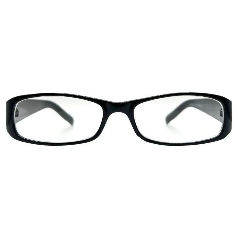 DO YOU COPY Small Clear Rectangular 90s Glasses made by Giant Vintage