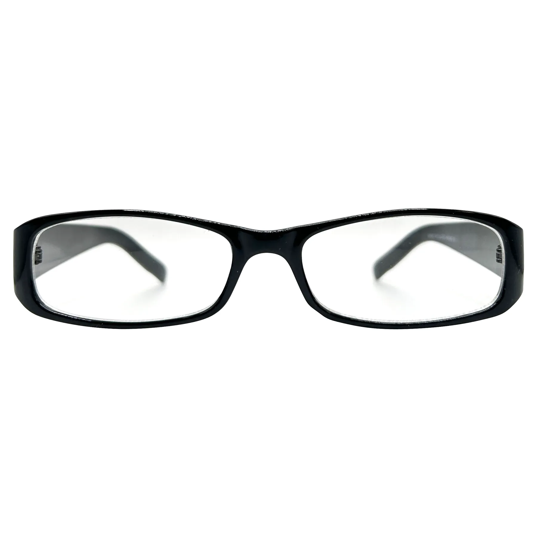 DO YOU COPY Small Clear Rectangular 90s Glasses sold by Giant Vintage