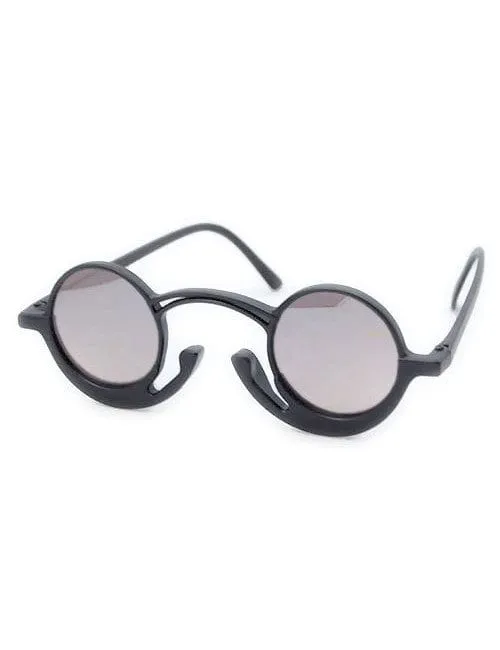 ORSON Black/Mirror Round Sunglasses sold by Giant Vintage product image thumbnail 2