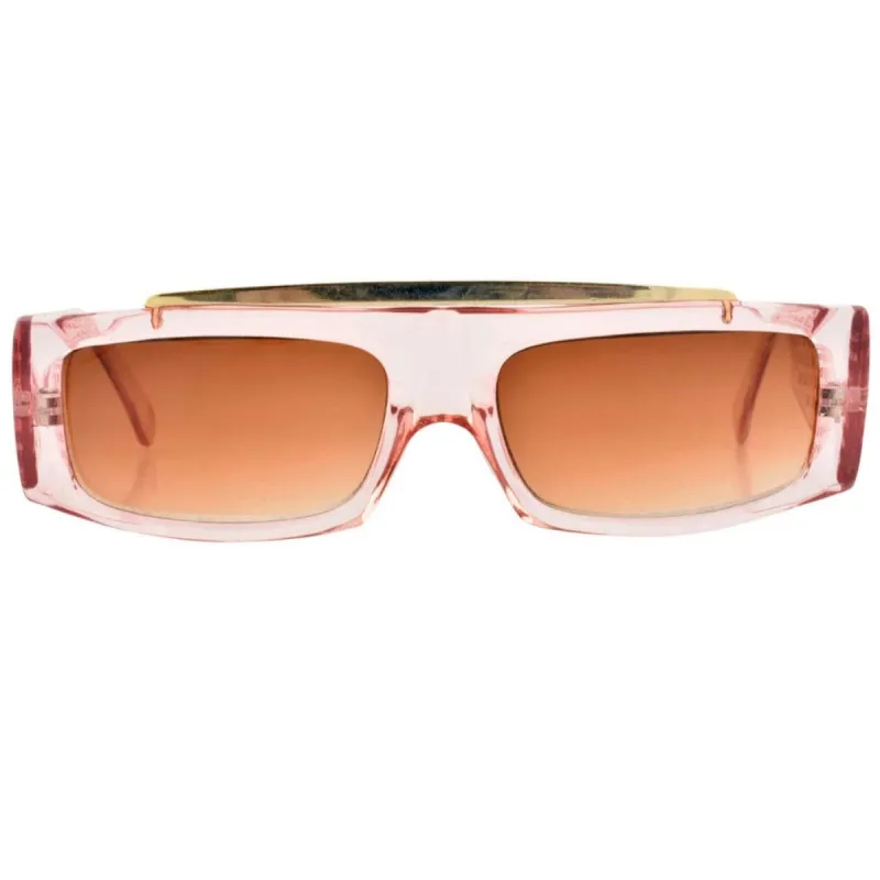 MARTINO Crystal Pink 90s Hip-Hop Sunglasses sold by Giant Vintage