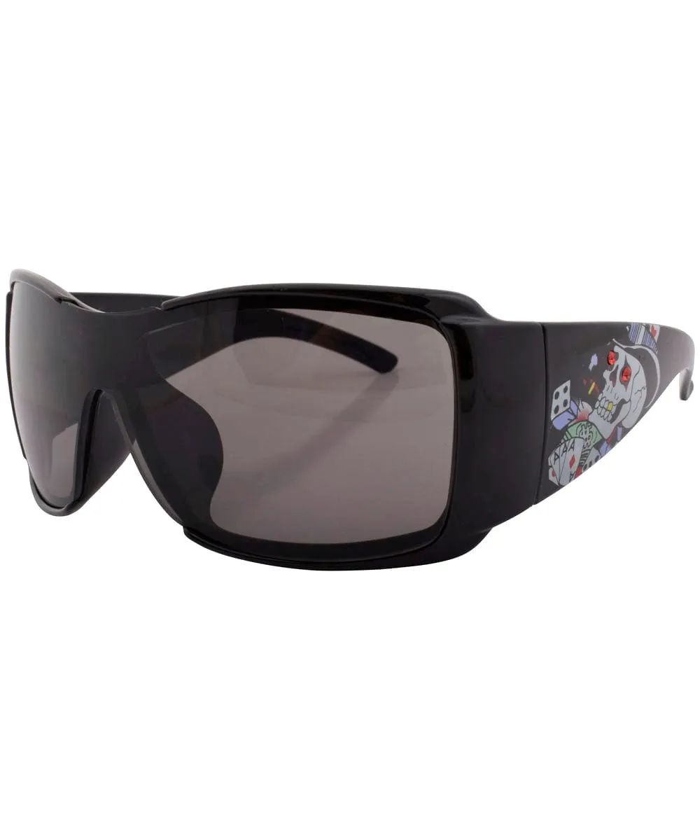 ROLLED Black/Gambler Hip-Hop Sunglasses sold by Giant Vintage product image thumbnail 3