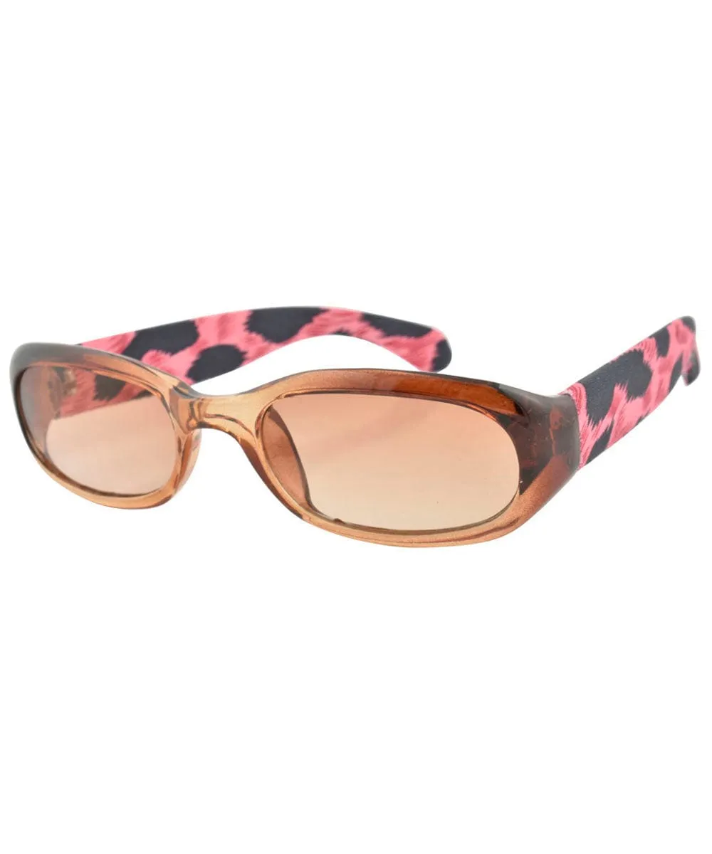 JANE'S Demi/Pink Square Sunglasses sold by Giant Vintage product image thumbnail 3