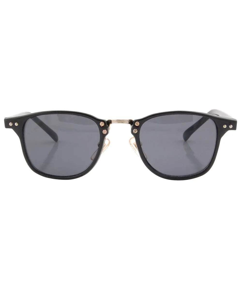 BELFORTE Black Classic Sunglasses sold by Giant Vintage product image thumbnail 3