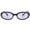 BURGER Purple Oval Sunglasses sold by Giant Vintage