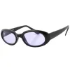 BURGER Purple Oval Sunglasses sold by Giant Vintage