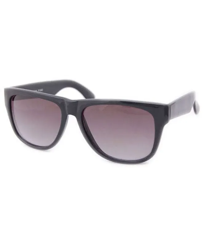 PALISADES Gloss Black Sunglasses sold by Giant Vintage