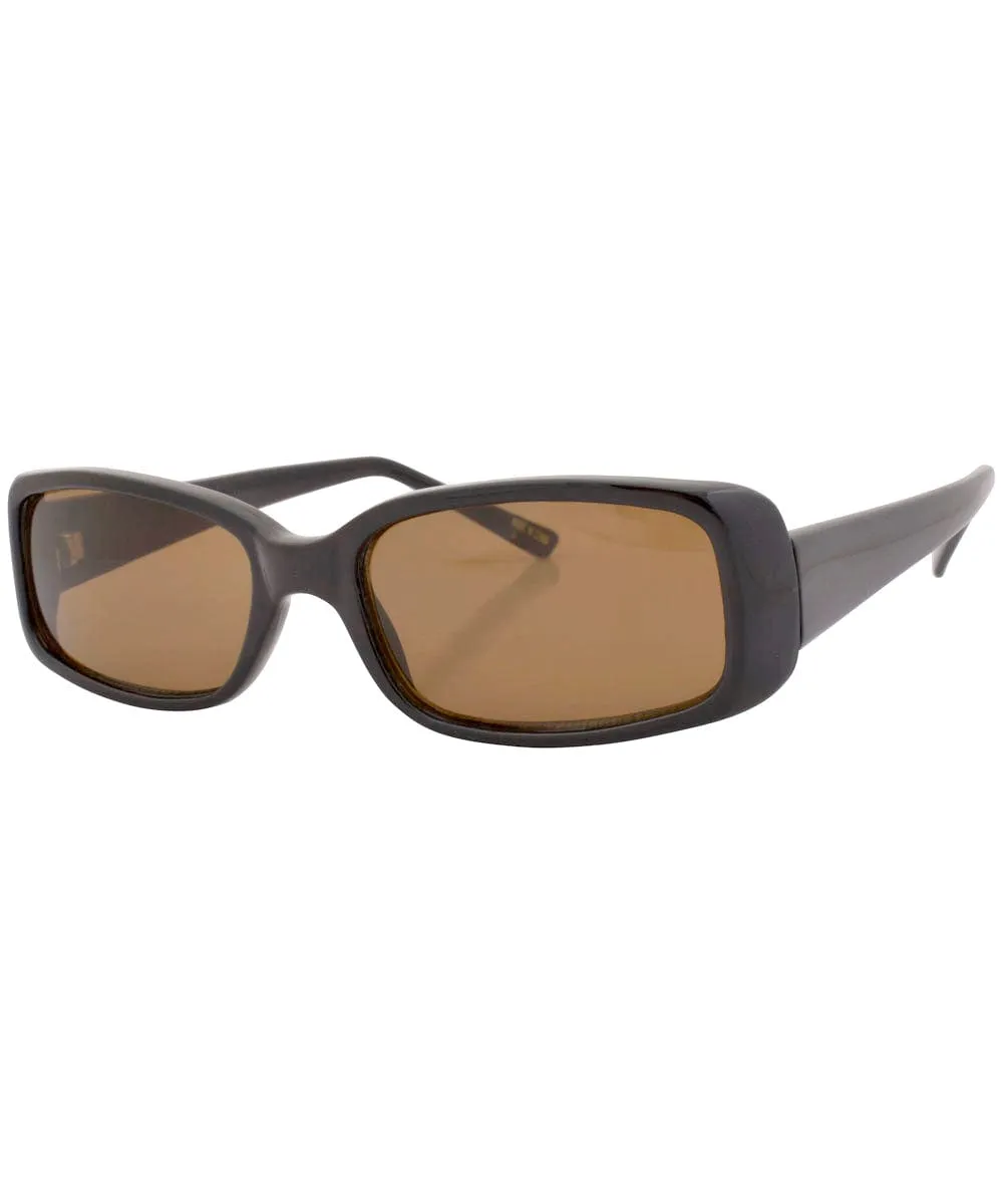 SEVEN Black/Brown Square Sunglasses sold by Giant Vintage product image thumbnail 2