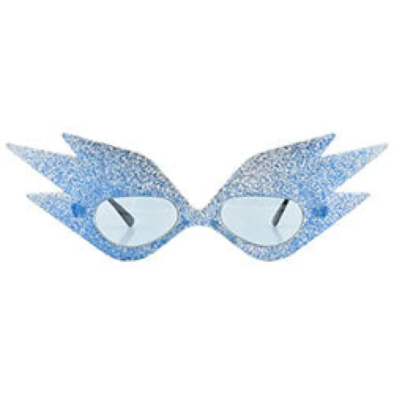WONDERMENT Blue Freaky Cat-Eye Sunglasses sold by Giant Vintage