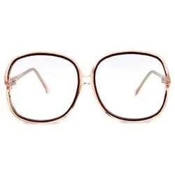 SLOANE tan/Clear sold by Giant Vintage