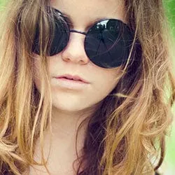 PANCAKES Black Oversized Round Sunglasses sold by Giant Vintage