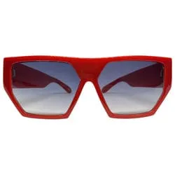 HEXY Red 80s Sunglasses sold by Giant Vintage