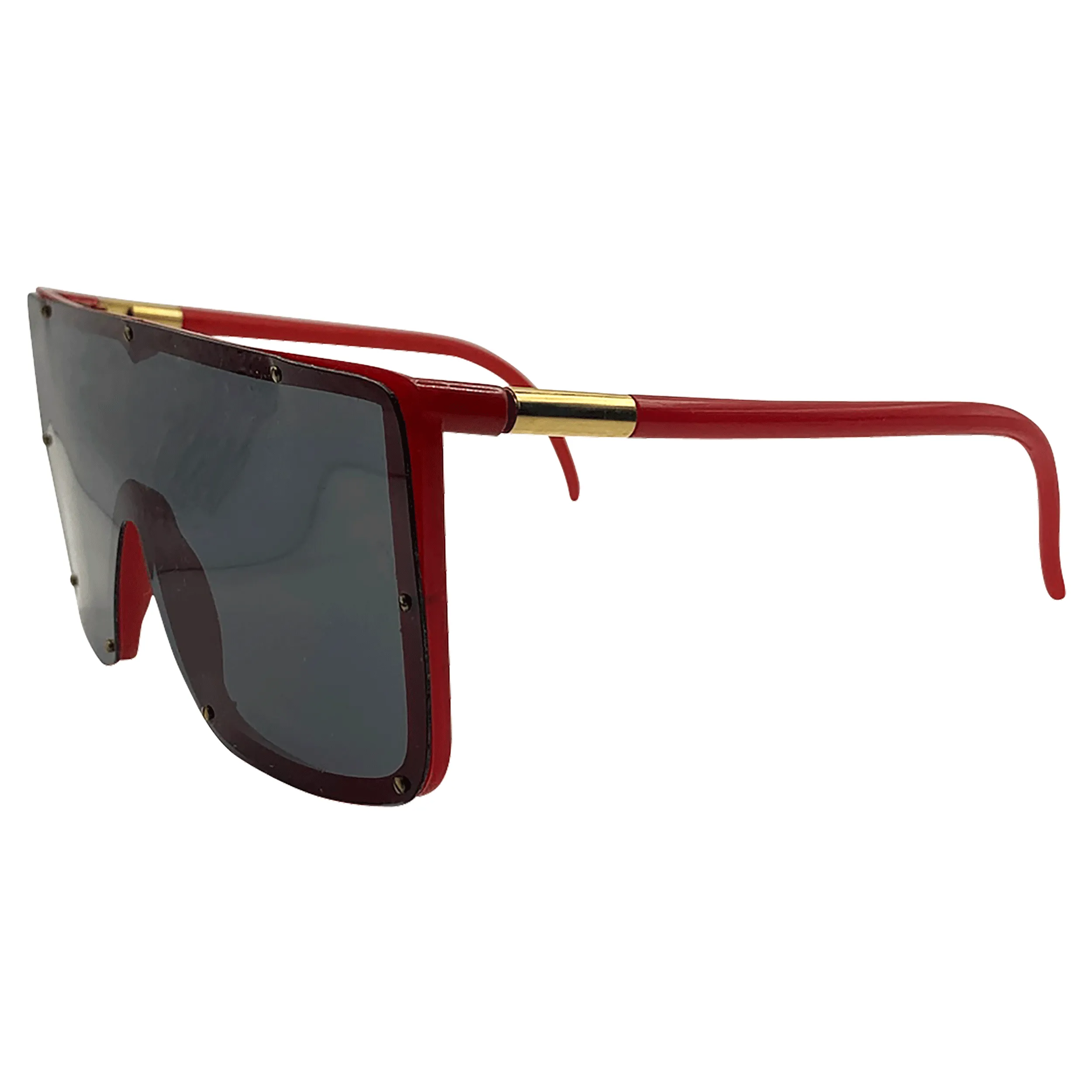 YOKOFLAT Oversized Shield Vintage Sunglasses sold by Giant Vintage product image thumbnail 4