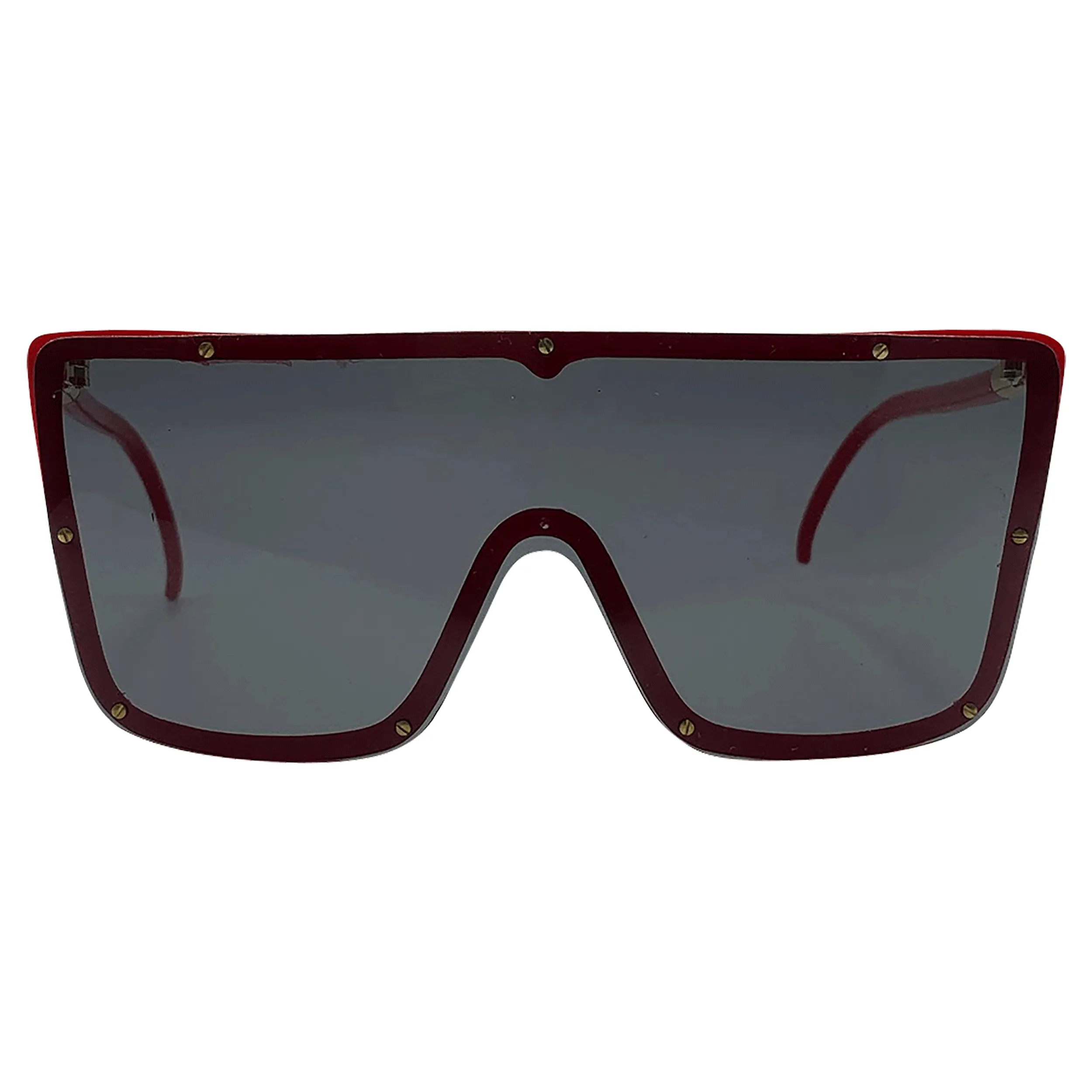 YOKOFLAT Oversized Shield Vintage Sunglasses sold by Giant Vintage product image thumbnail 3