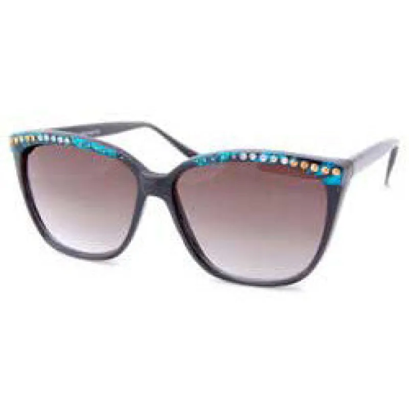 CAMILLE Blue Cat-Eye Sunglasses sold by Giant Vintage