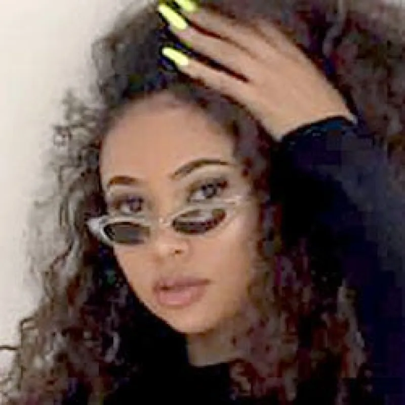 CAROLINA Frost/SD Slim Cat-Eye Sunglasses sold by Giant Vintage