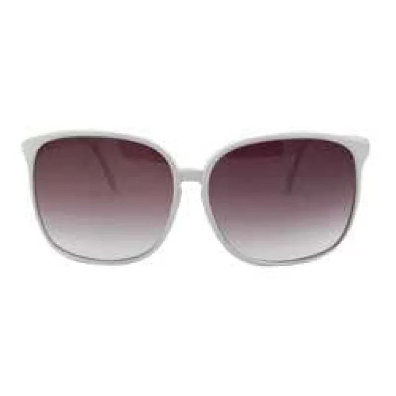 BONNIE White 80s Sunglasses sold by Giant Vintage