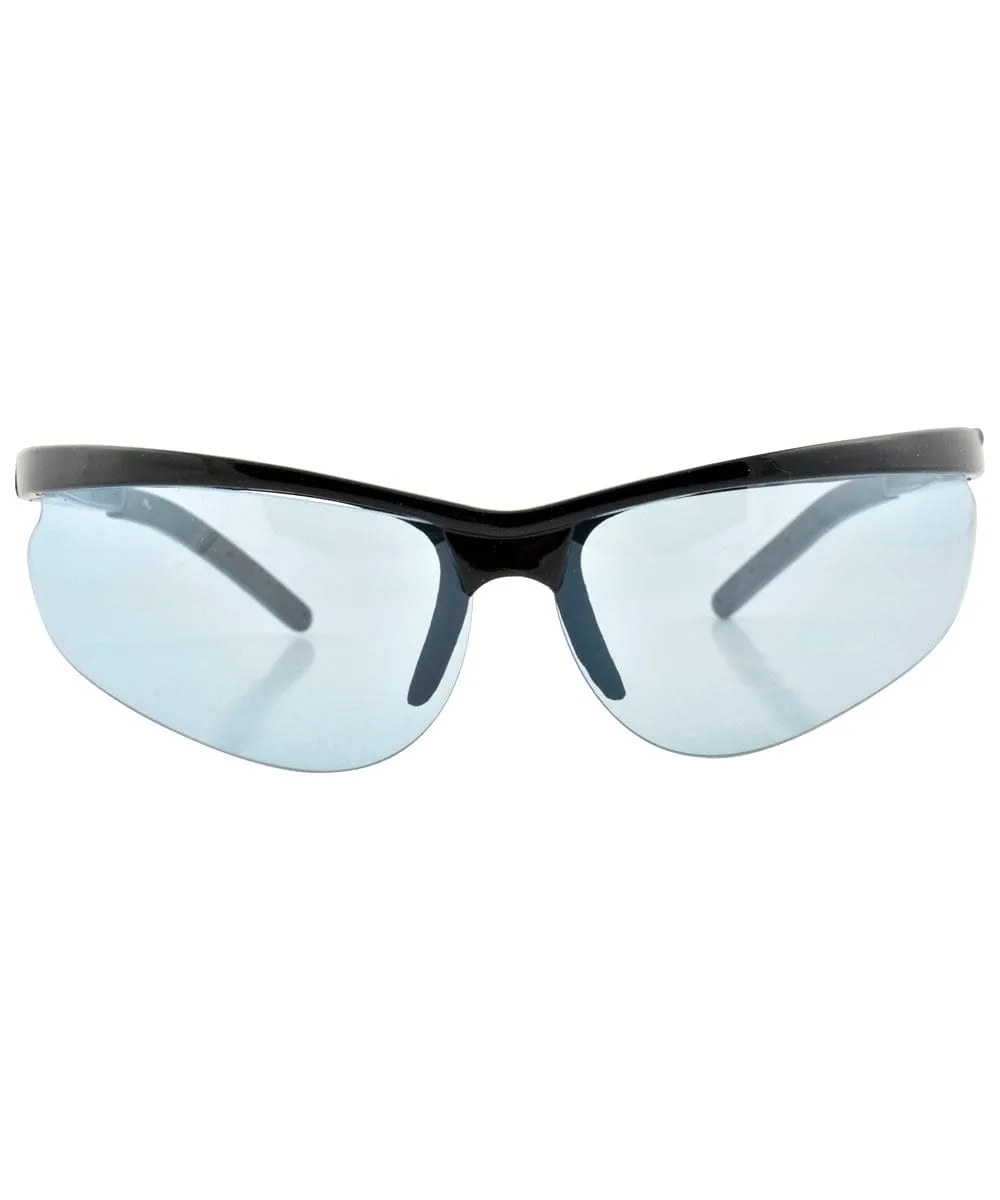 MANIMAL Blue/Black Sports Sunglasses sold by Giant Vintage product image thumbnail 3