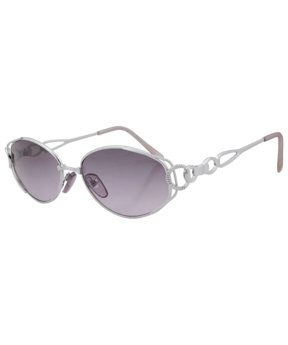 GOMEZ Silver/Smoke Indie Sunglasses sold by Giant Vintage product image thumbnail 2