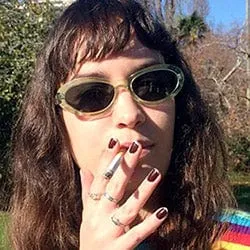 PARKER Crystal Green Cat-Eye Sunglasses sold by Giant Vintage product image thumbnail 2