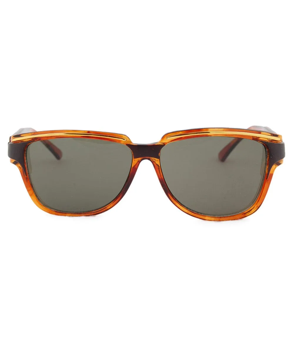 DUKE Tortoise 80s Sunglasses sold by Giant Vintage product image thumbnail 3