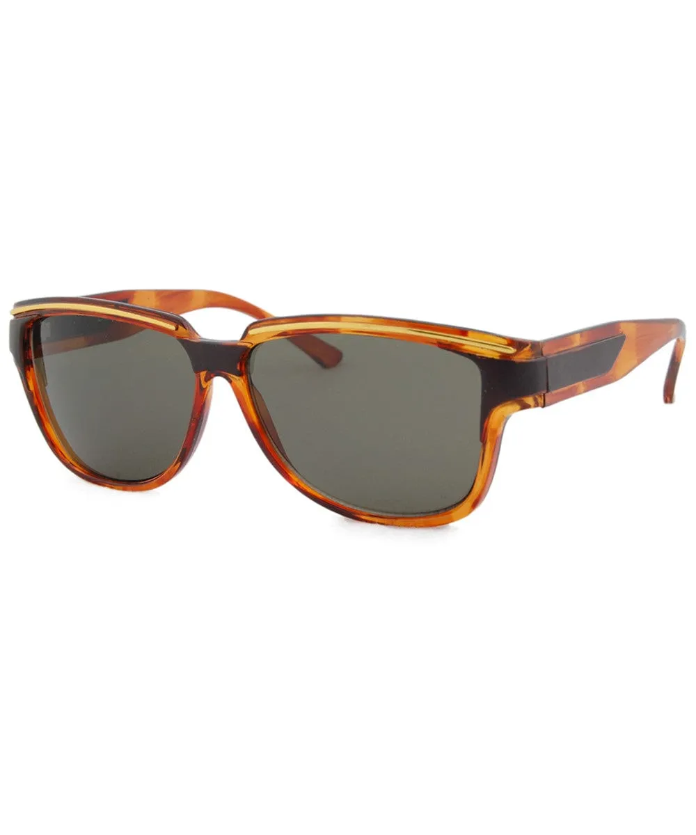 DUKE Tortoise 80s Sunglasses sold by Giant Vintage product image thumbnail 2