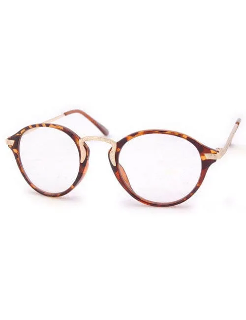 WELLER Tortoise Clear Glasses sold by Giant Vintage product image thumbnail 2