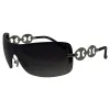 LOYALTY Gunmetal/Smoke Rimless Sunglasses sold by Giant Vintage