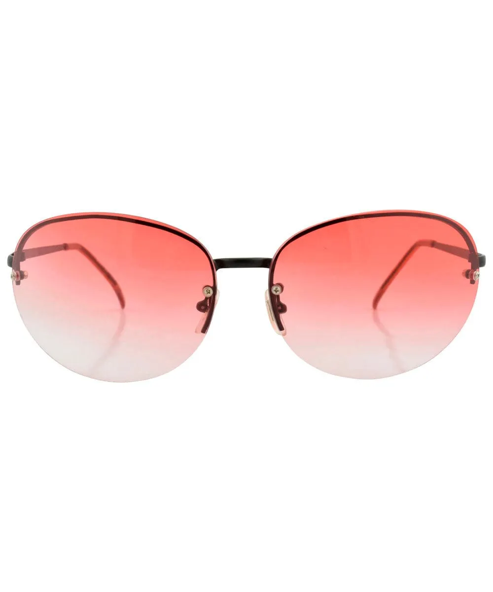 FACE Red Rimless Sunglasses sold by Giant Vintage product image thumbnail 3