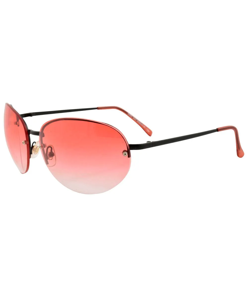 FACE Red Rimless Sunglasses sold by Giant Vintage product image thumbnail 2