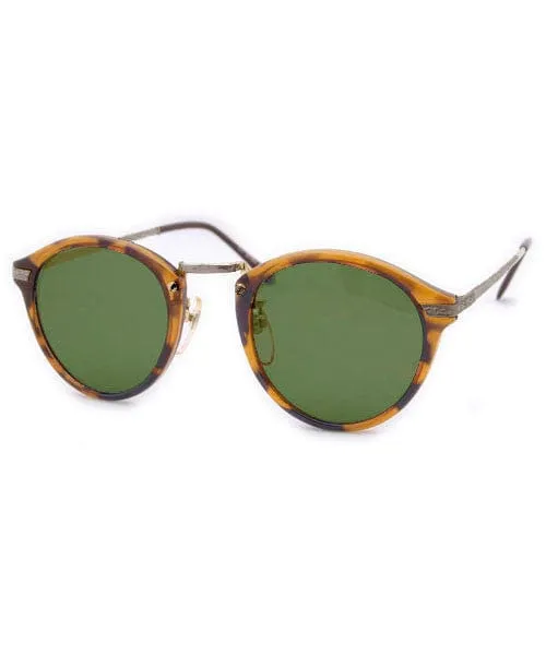 DURHAM Demi/Green Classic Sunglasses sold by Giant Vintage product image thumbnail 2