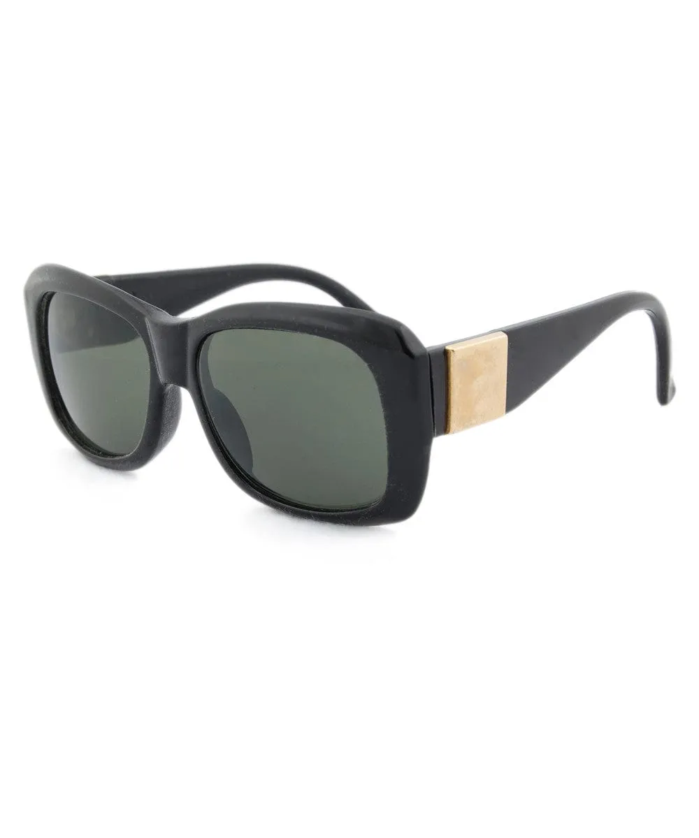 EGO Black Square Sunglasses sold by Giant Vintage product image thumbnail 2