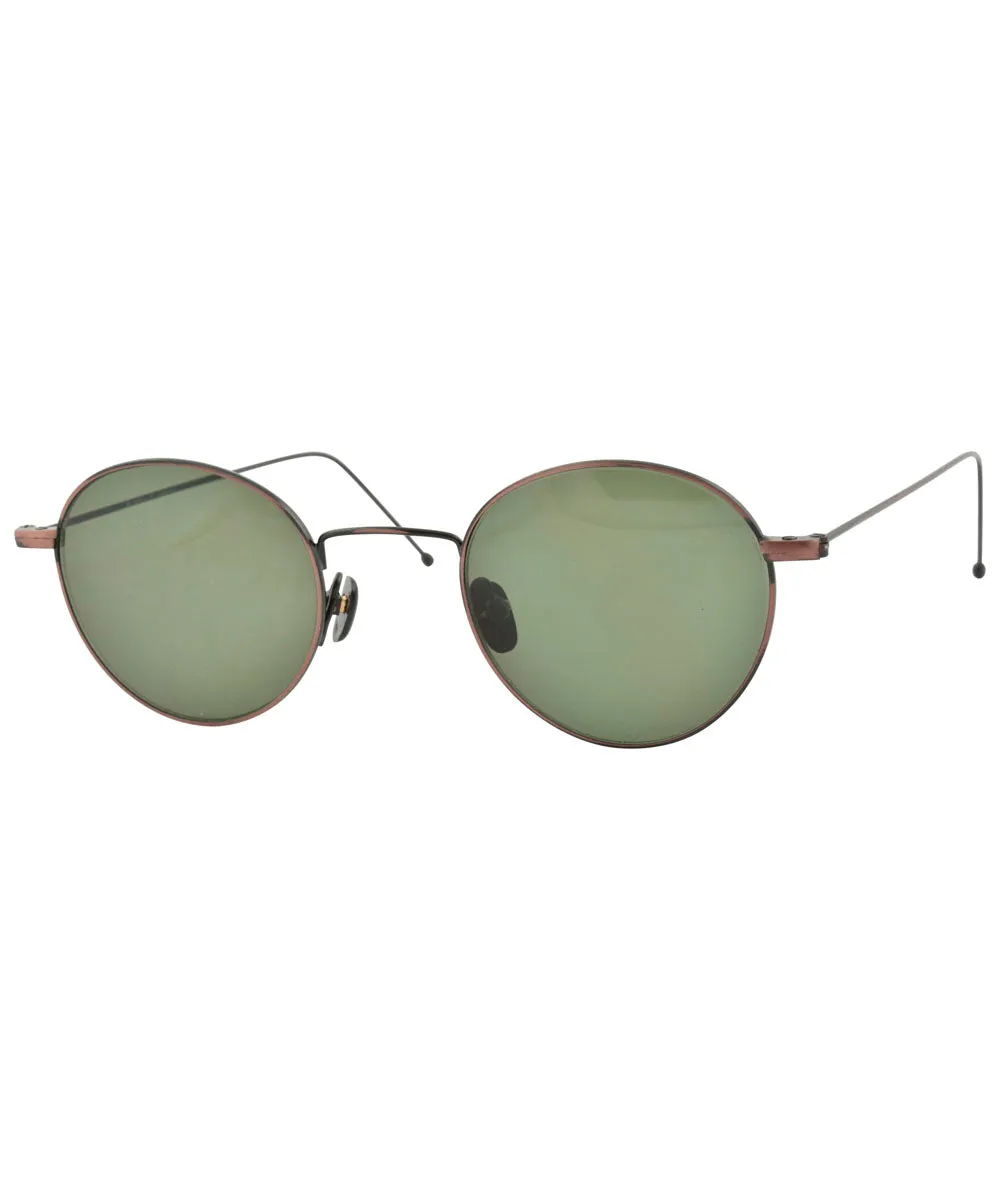 DRAFT Copper Oval Sunglasses sold by Giant Vintage product image thumbnail 2