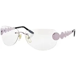 CLUELESS Clear/Purple Rimless Sunglasses sold by Giant Vintage