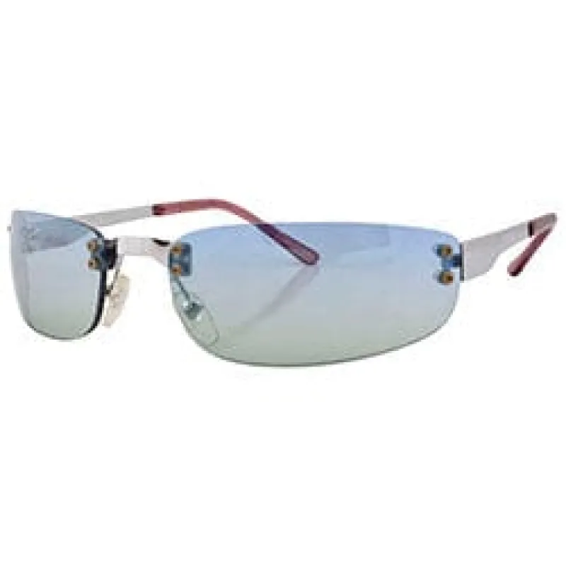 YOWZA Aqua Rimless Sunglasses sold by Giant Vintage