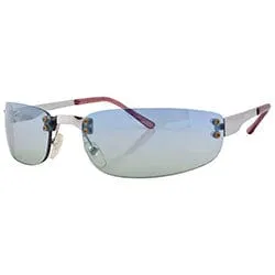 YOWZA Aqua Rimless Sunglasses sold by Giant Vintage