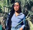 BOMB Pink Shield Sunglasses sold by Giant Vintage