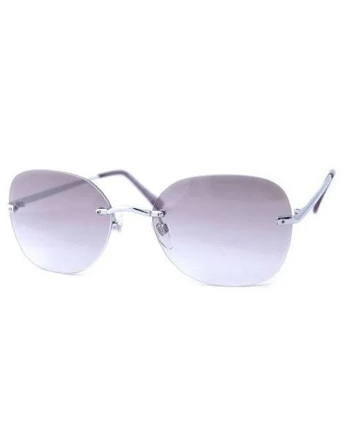 P.C.P. Smoke Rimless Sunglasses sold by Giant Vintage product image thumbnail 2