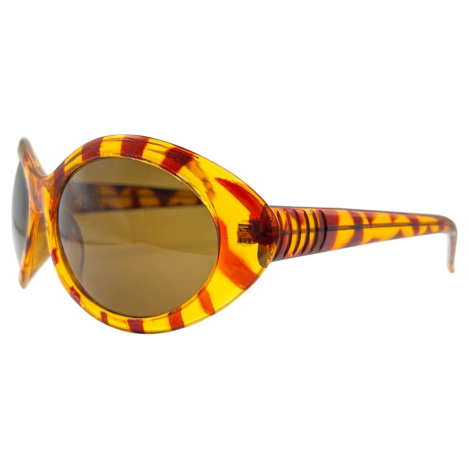 LEVEL Demi Oval Sunglasses sold by Giant Vintage product image thumbnail 2