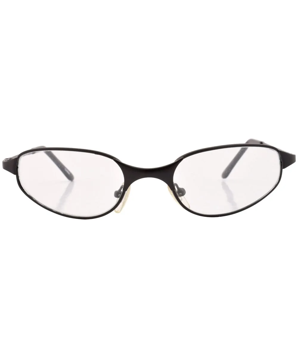 PLAYIN' Black Clear Glasses sold by Giant Vintage product image thumbnail 3
