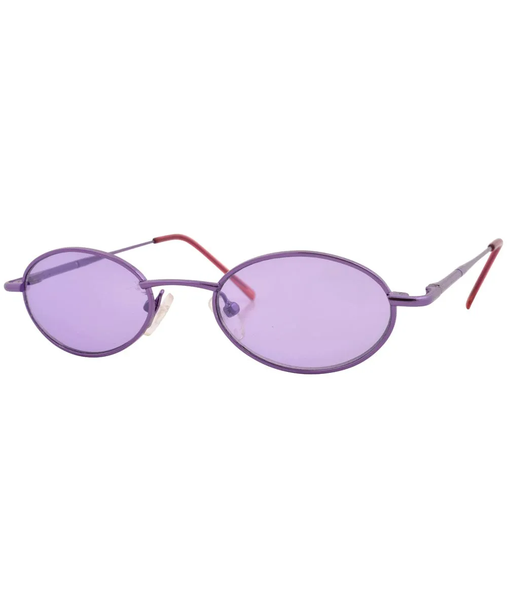 ROAR Purple Micro Oval Sunglasses sold by Giant Vintage product image thumbnail 2