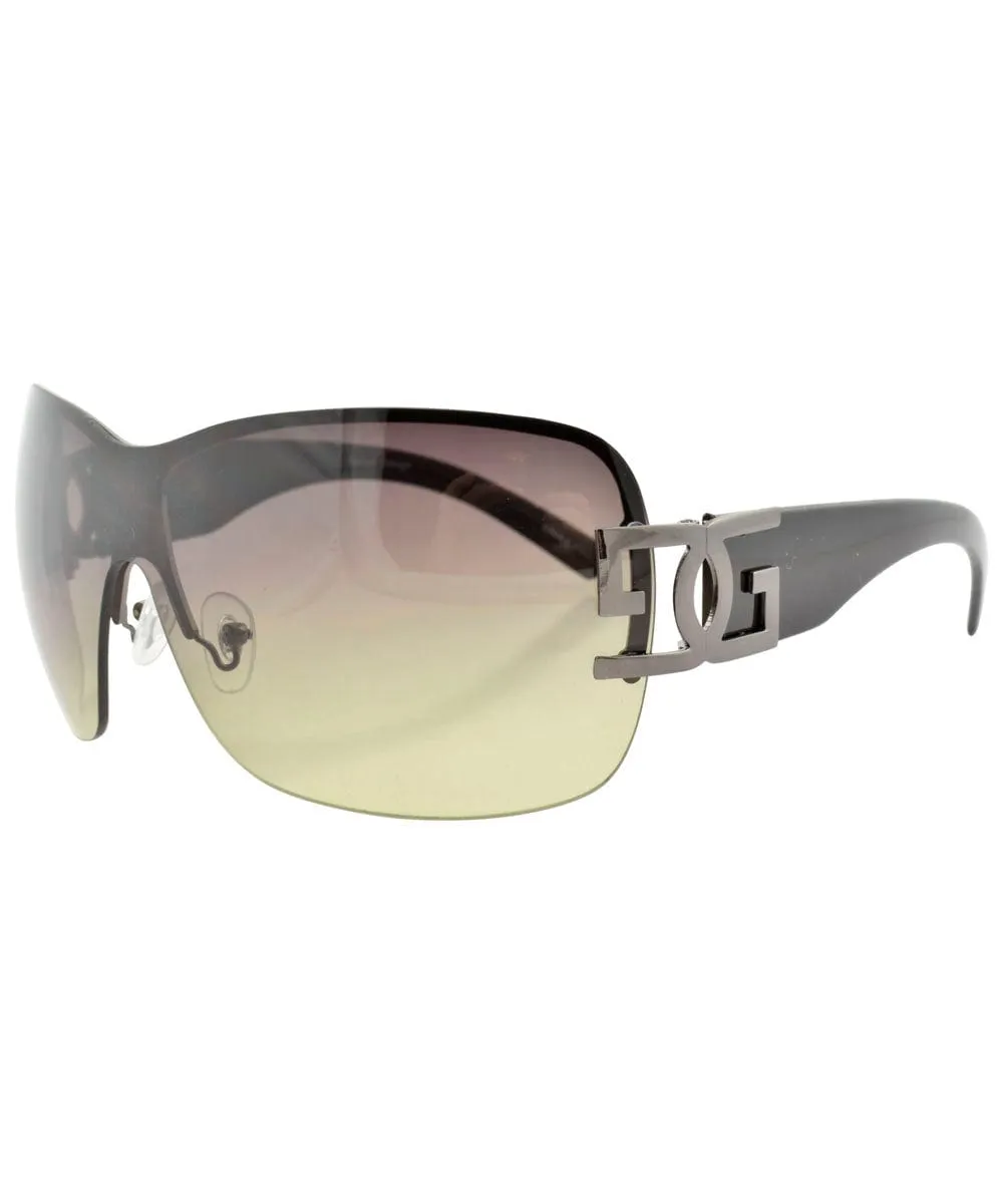 LETHAL Bayou Rimless Sunglasses sold by Giant Vintage product image thumbnail 2