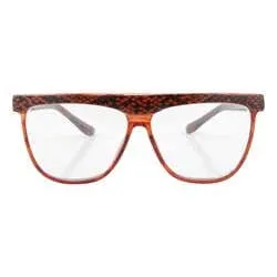 SLINK Demi/Brown Clear Glasses sold by Giant Vintage