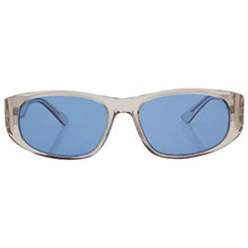 BLEACH Smoke/Blue Crystal Frame Sunglasses sold by Giant Vintage