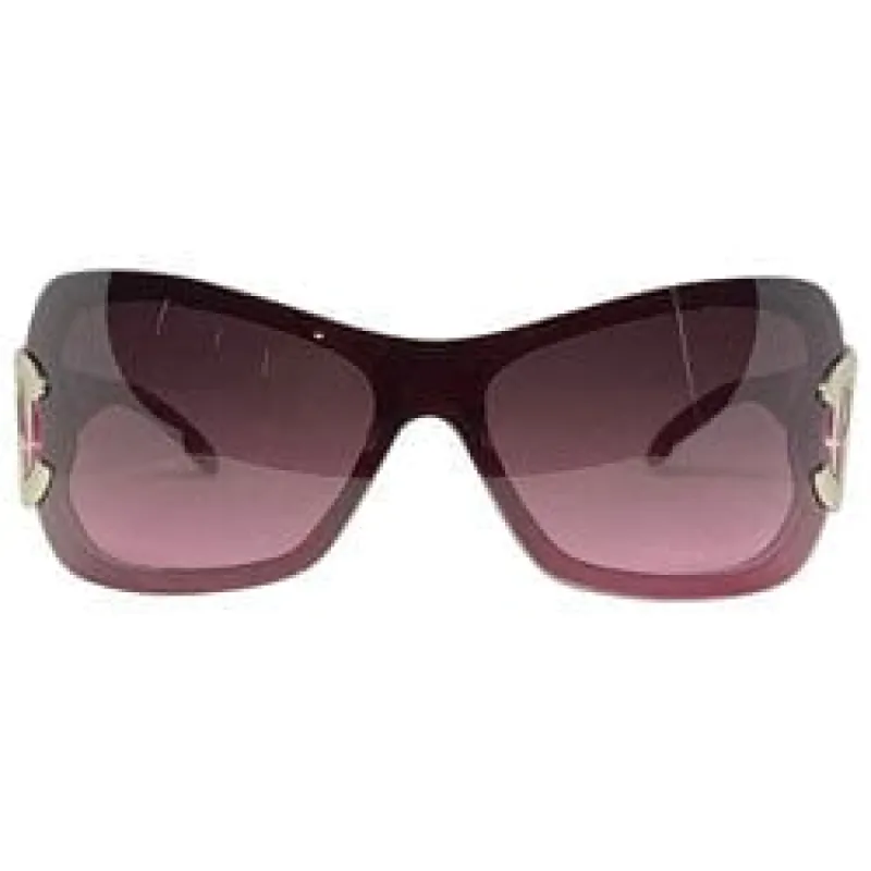 CHANCHAL Magenta Shield Sunglasses sold by Giant Vintage