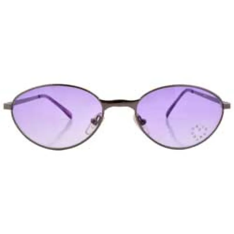 CUDDLES Purple/Heart Oval Sunglasses sold by Giant Vintage