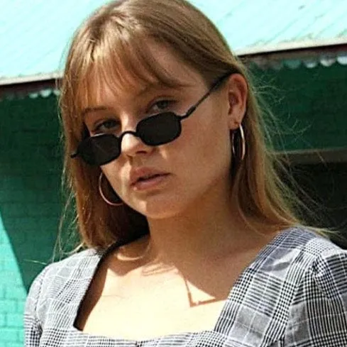 ARROYO Black Square 90s Sunglasses sold by Giant Vintage product image thumbnail 2