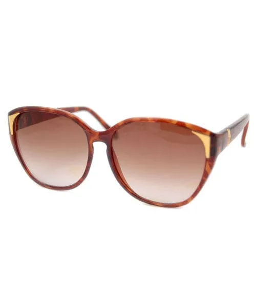 PIPES Tortoise Oversized Sunglasses sold by Giant Vintage product image thumbnail 2