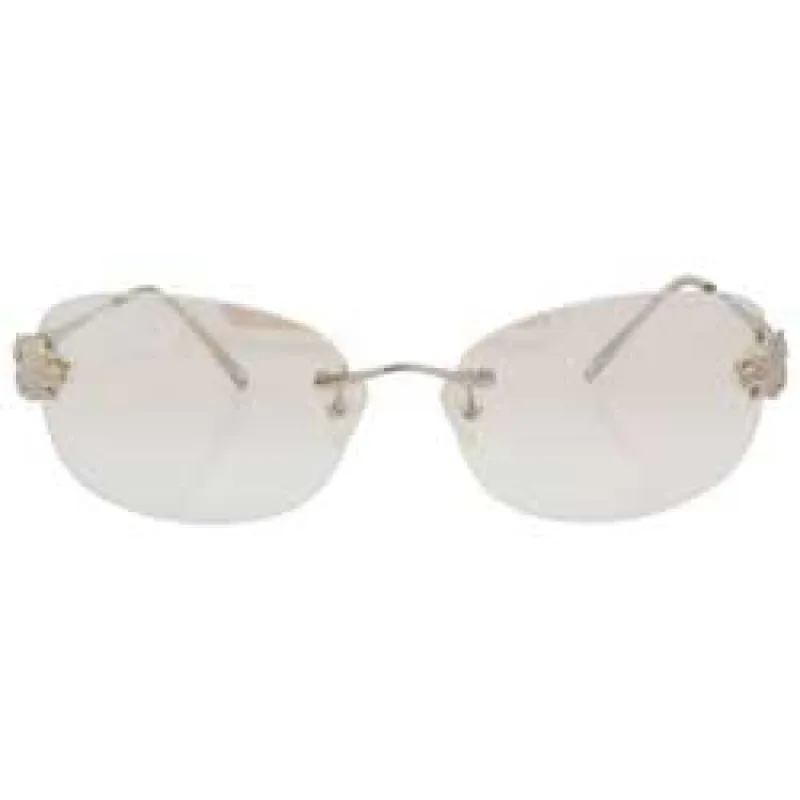 FLEUR Silver/Flash Rimless Sunglasses sold by Giant Vintage