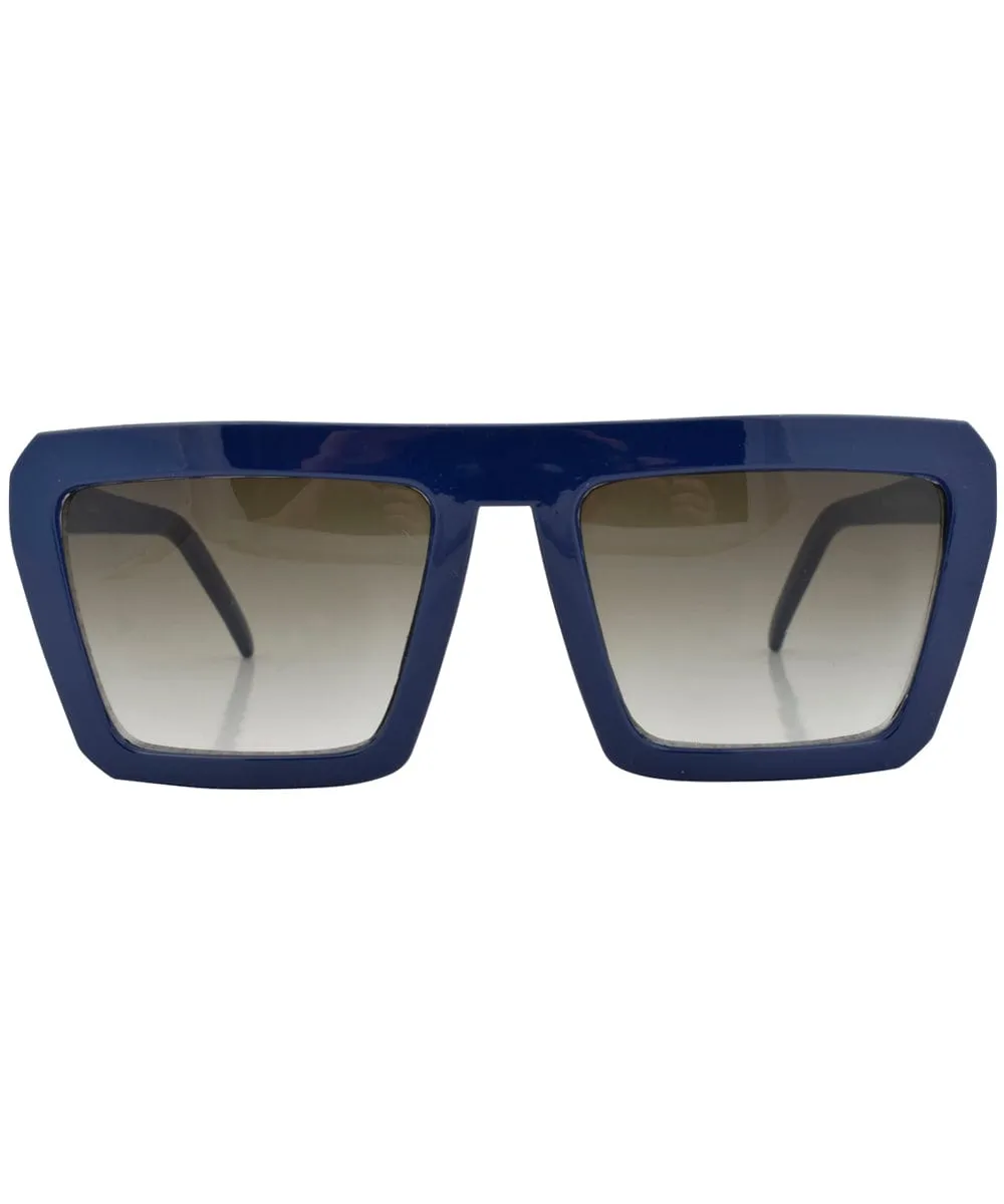 CARTOON Navy Square Sunglasses sold by Giant Vintage product image thumbnail 3